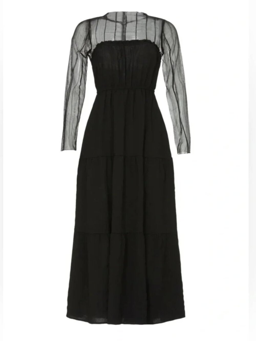 PAMELA LOVE DRESS Black Sheer